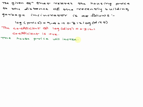 the-following-equation-relates-housing-price-price-to-the-distance-from-a-recently-built-garbage-incinerator-dist-log-price-940-0312-log-dist-n-135r2-0162-interpret-the-coefficient-on-log-di-93184