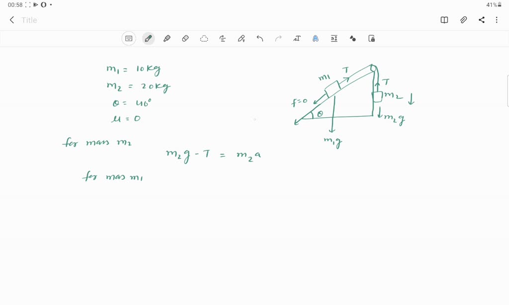 SOLVED: A block of mass 10 kg is pulled upward in a frictionless ...