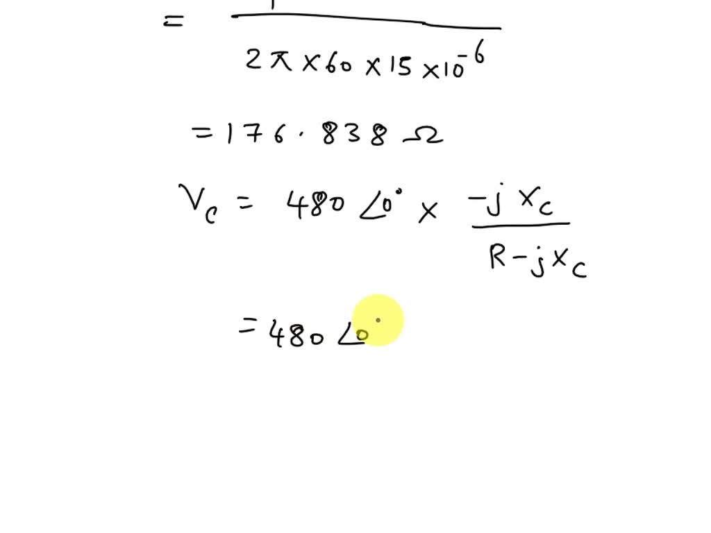 A 15Î¼F AC capacitor is connected in series with a 50Î© resistor. The