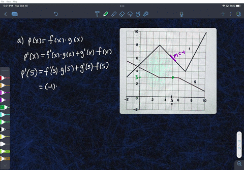 use-the-graph-of-f-and-g-px-fxgx-fx-9x-gx-10-a-find-p5-p5-b-find-92-92-18576