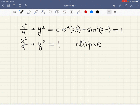 the-position-of-particle-in-the-xy-plane-at-time-t-is-given-by-rt3cos2tisin2tj-a-find-an-equation-in-x-and-y-whose-graph-is-the-path-of-particle-b-find-the-particles-velocity-and-acceleratio-95034