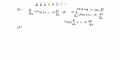 65-20-points-the-one-dimensional-flow-in-the-nozzle-shown-in-fig612-can-be-described-by-continuity-d-pua0-ax-momentum-dx-xp-where-a-is-the-cross-sectional-area-the-given-conditions-are-p1eve-42362