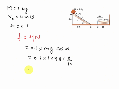 q4-an-object-with-mass-m-starts-it-motion-from-point-a-with-an-initial-velocity-vo-10-ms-on-an-inclined-plane-with-a-kinetic-friction-constant-u-01as-shown-in-figure-the-object-causes-a-maxi-35782