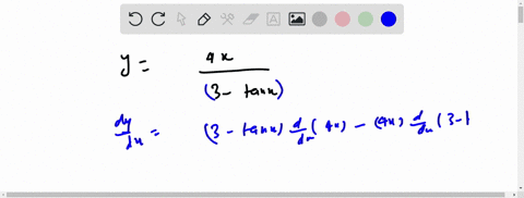 differentiate-y-4x-3-tanx