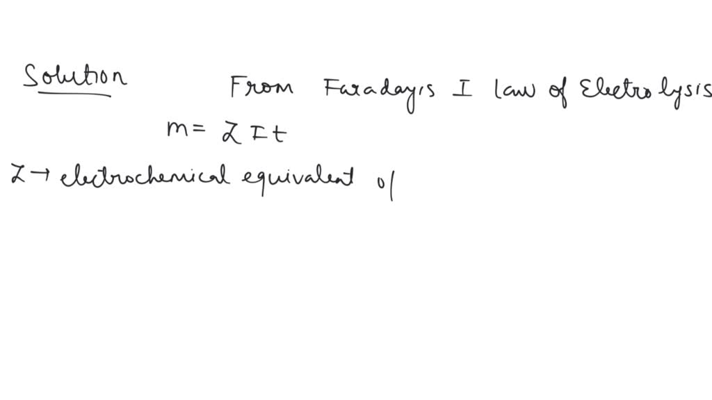 SOLVED A steady current of 1.5 amp flows through a copper voltameter