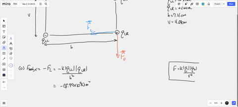 20-problem-1-three-charges-are-placed-at-the-corners-of-a-rectangle-as-shown-the-rectangle-with-a-horizontal-side-length-of-h721-mathrmcm-and-a-vertical-side-length-of-v469-mathrmcm-is-aligned-with-th