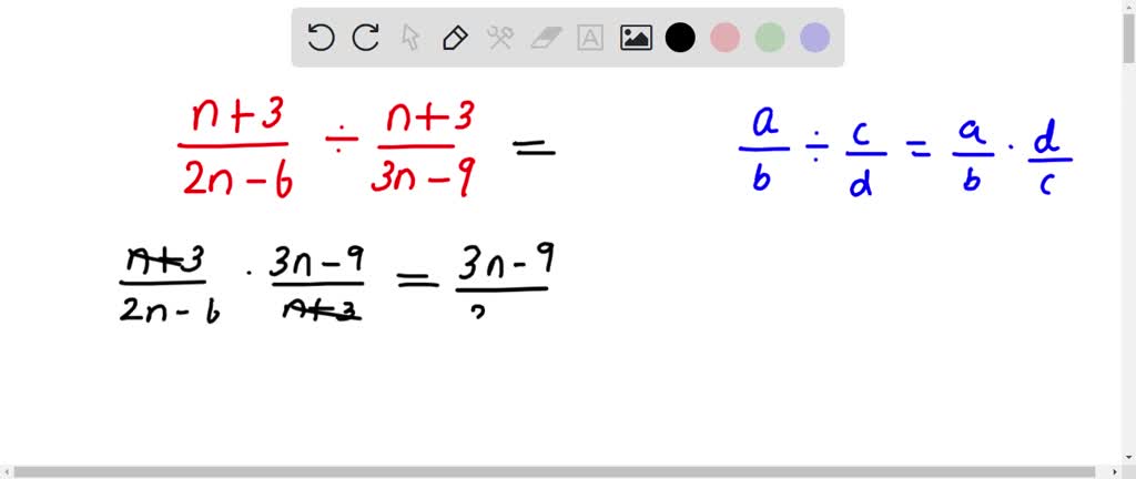 Solved What Is The Quotient What Is The Quotient N 3 N 3 2n 6 3n 9 0 3 0 2 N 3 2 B N 3 2 6 N 3 2 N 3 2