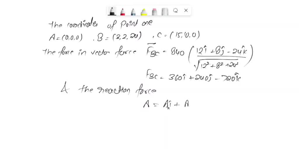 SOLVED: 'Q2/ The cable of the tower crane is subjected to 840 N force ...