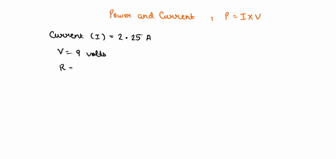 Vir Formula Example ohms law is vir power is piv in this question the voltage powering a ...