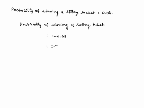use-the-at-least-oncerule-to-find-the-probability-of-the-following-event-k-purchasing-at-least-one-winning-lottery-ticket-out-of7-tickets-when-the-probability-of-winning-is-008-on-a-single-t-27446