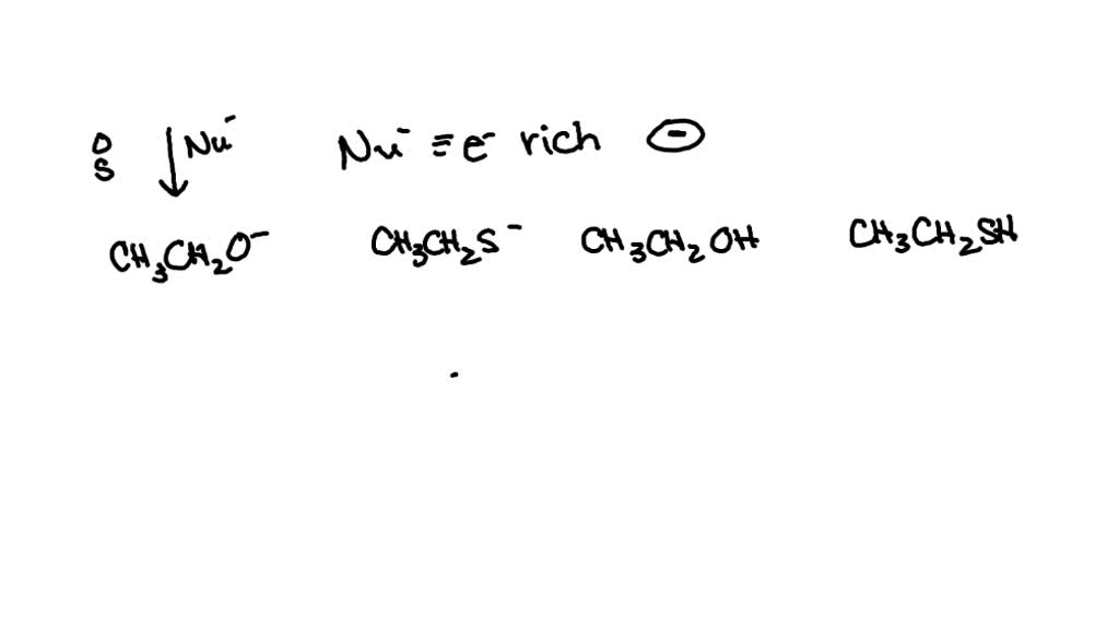 Solved Question 11 List The Following Nucleophiles In The Order Of Increasing Nucleophilicity