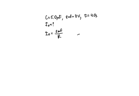 an-uncharged-50-f-capacitor-and-a-resistor-are-connected-in-series-to-a-12-v-battery-and-an-open-switch-to-form-a-simple-rc-circuit-the-switch-is-closed-at-t-0-s-the-time-constant-of-the-cir-81097