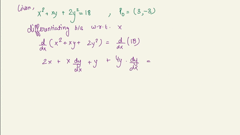 find-the-equation-f-the-tangent-line-to-the-curve-at-the-point-3-3-given-x2-xy-2y2-18-a-oy-34-b-oy-3-4-3-_-d-oy-3x-12-y-3x-12-01158