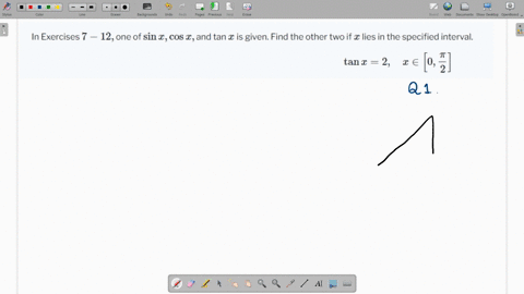 in-exercises-7-12-one-of-sin-x-cos-x-and-tan-x-is-given-find-the-other-two-if-x-lies-in-the-specified-interval-tan-x2-quad-x-inleft0-fracpi2right