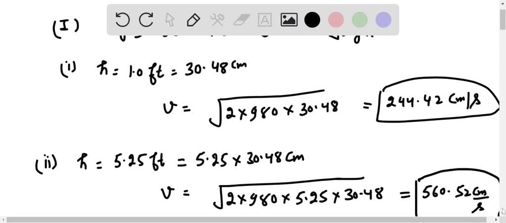 solved-procedure-part-ii-given-the-value-of-g-980-2-cm-sec-2