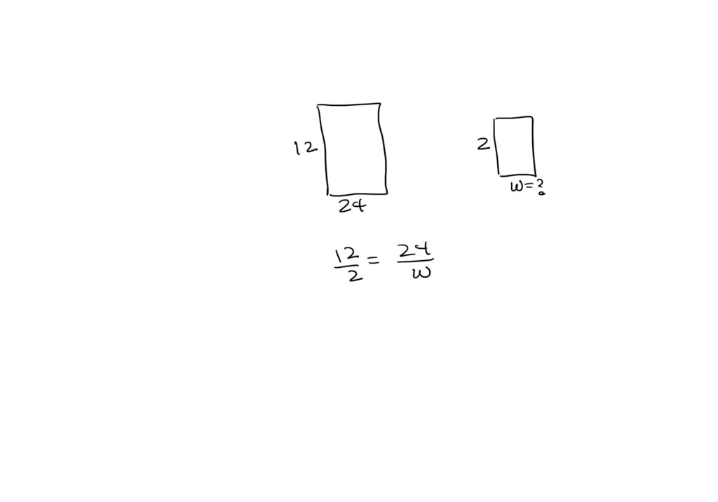 Shawna reduced the size of a rectangle to a height of 2 inches. What is ...