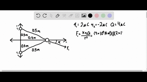 in-example-214-suppose-the-point-charge-on-the-y-axis-at-y-030-mathrmm-has-negative-charge-20-mu-mathrmc-and-the-other-charges-remain-the-same-find-the-magnitude-and-direction-of-the-net-force-on-q-ho