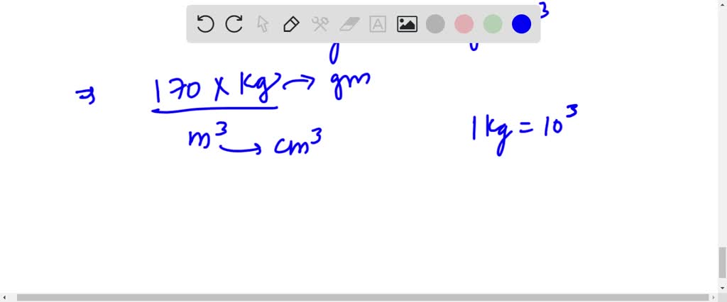 Solved 1 327 000 000 000 Cm3 M3 Dm3 Mm3