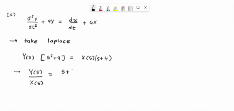 d2y-dx-9y-4x-ofthe-system-defined-by-the-equation-dt2-dt-a-find-the-transfer-function-b-find-the-output-y-t-ofthe-system-for-x-t-sin-3t-c-consider-the-stability-ofthe-system-for-the-given-in-34773