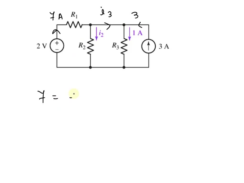 SOLVED: Consider the given circuit. The resistor values are unknown ...