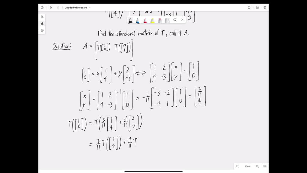 SOLVED: point) If T : R