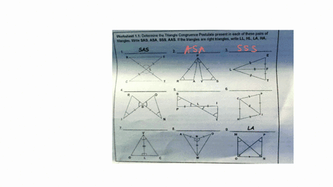 worksheet-1-determine-the-triangle-congruence-postulate-present-in-each-of-these-pairs-of-tnangles-wnte-sas-asa-sss-aas-if-the-triangles-are-right-triangles-write-ll-hl-la-ha-sas-la-57783