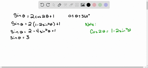 solve-the-equation-sin-theta-2-cos-2-theta-1-giving-all-the-solutions-in-the-interval-0-theta-360-95664