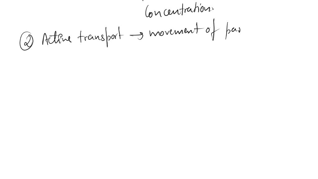 SOLVED: Pick two of the following types of cellular transport