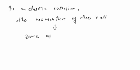 a-ball-hits-the-floor-and-rebounds-after-an-elastic-collision-in-this-case-a-the-momentum-of-the-ball-just-after-the-collision-is-same-as-that-just-before-the-collision-b-the-kinetic-energy-46228