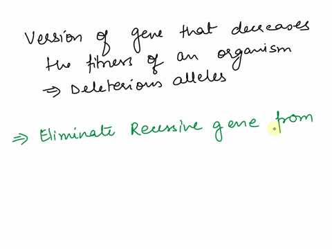 why-is-the-elimination-of-a-fully-recessive-deleterious-allele-by-natural-selection-difficult-in-a-l-38783