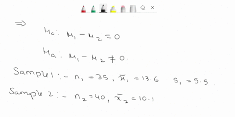 you-may-need-to-use-the-appropriate-technology-to-answer-this-question-consider-the-following-hypothesis-test-ho-1-vz-0-ha-1-vz-0-the-following-results-are-from-independent-samples-taken-fro-36339
