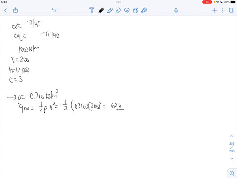 the-airfoil-has-an-angle-of-attack-of-pi45-what-is-the-lift-curve-slope-if-the-angle-of-attack-measured-from-zero-lift-is-pi90-liftspan-is-1000-nm-with-a-speed-of-200-ms-at-12000-m-assume-c-98398