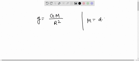 the-acceleration-due-to-gravity-near-the-surface-of-a-planet-of-radius-r-and-density-d-is-proportional-to-a-dr2-b-dr-2-c-dr-d-dr-2
