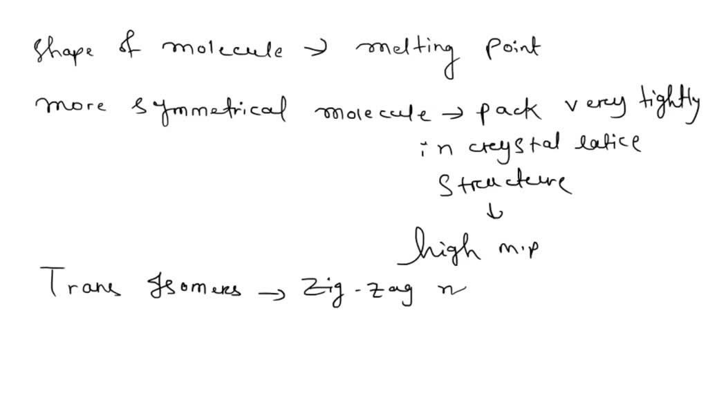SOLVED (E)stilbene melts at 125 Â°C, while (Z)stilbene melts at 5 Â°C. Explain this
