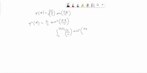particle-is-confined-to-one-dimensional-box-an-infinite-well-on-the-x-axis-between-x-0-andx-l-the-normalized-wave-function-of-the-particle-when-in-the-ground-state-is-given-by-lx-for-0xsl-a-61861