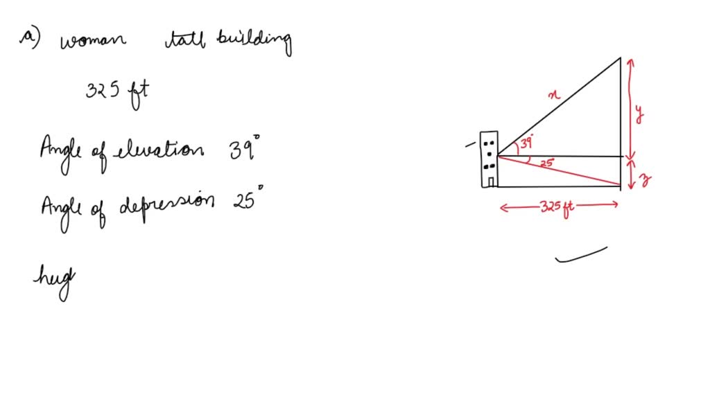 SOLVED Height of a Tower A water tower is located 325 ft from a