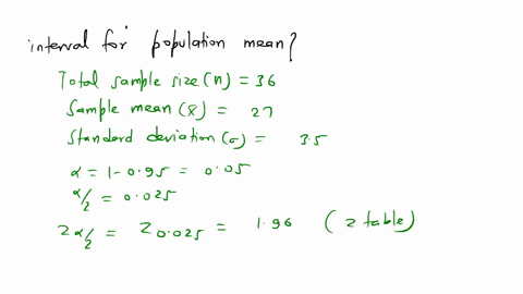 11-we-draw-a-random-sample-of-size-36-from-a-population-with-standard-deviation-35-if-the-sample-mean-is-27-what-is-a-95-confidence-interval-for-the-population-mean-27909