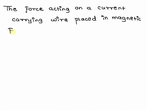a-straight-long-wire-carries-an-electric-current-to-the-right-the-current-is-placed-in-a-uniform-magnetic-field-directed-into-the-page-what-is-the-direction-of-the-magnetic-force-on-the-curr-80785