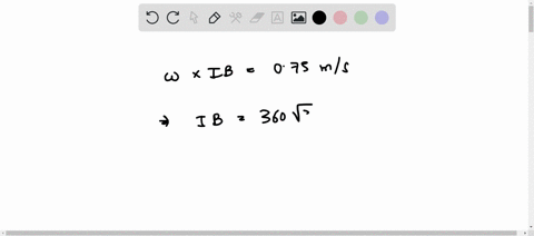 roller-b-of-the-linkage-has-a-velocity-of-075-mathrmm-mathrms-to-the-right-as-the-angle-theta-passes-01017