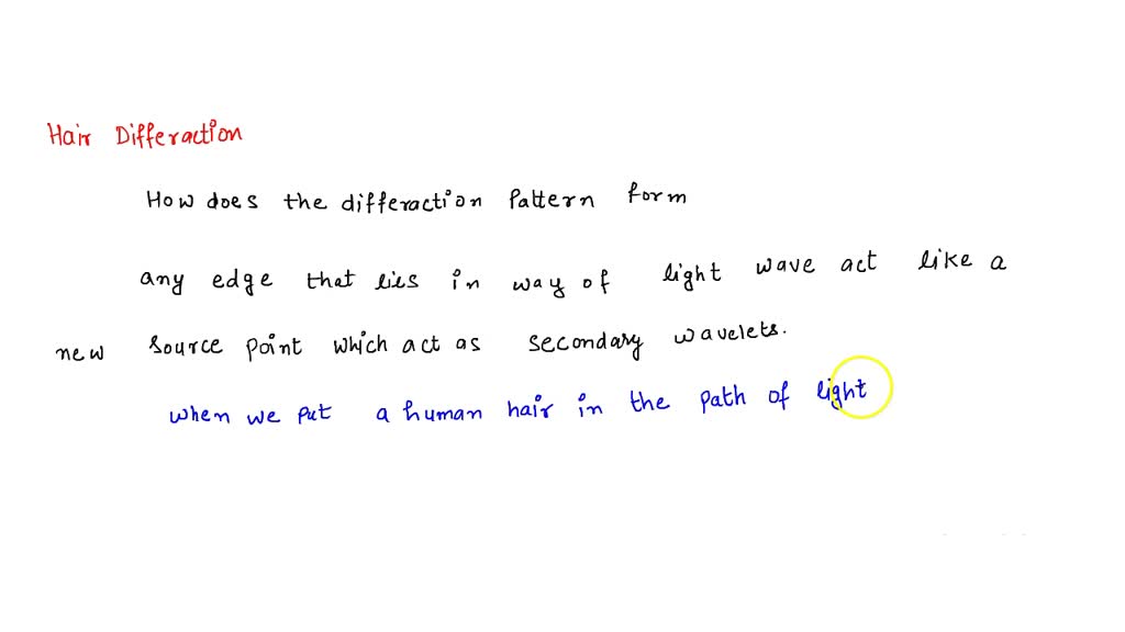 hair diffraction experiment