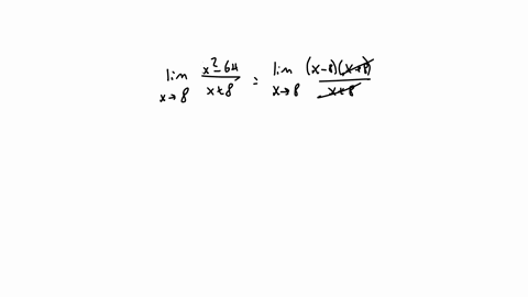 simplify-lim_x-8x2-64x8