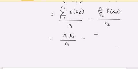 show-that-if-x11x12x1n1x21x22x2n2-are-independent-ran-dom-variables-with-the-first-n1-constituting-a-random-sample-from-an-infinite-population-with-the-mean-1-and-the-variance-21-and-the-oth-16249