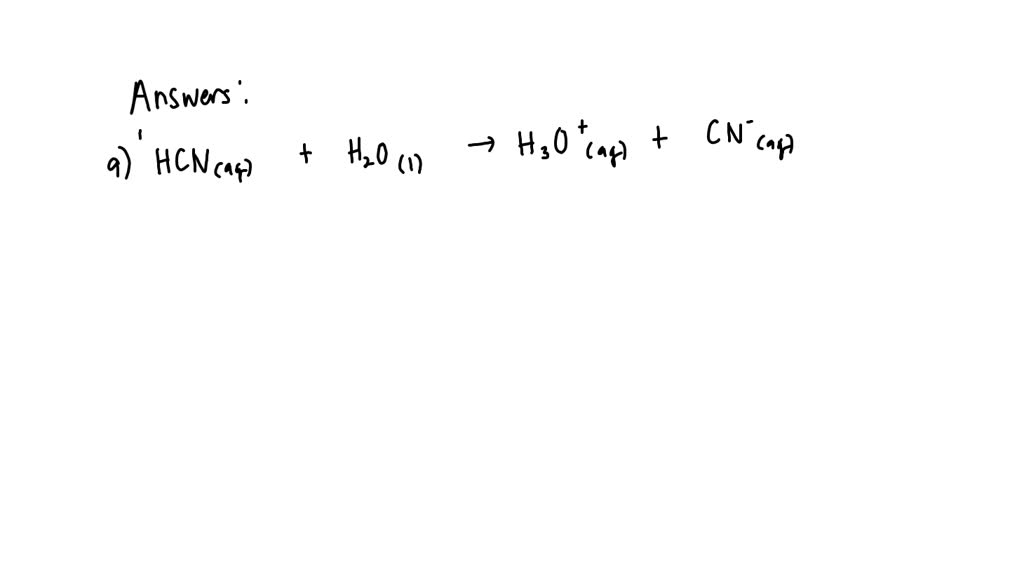 SOLVED: Complete the following reactions showing the major products ...