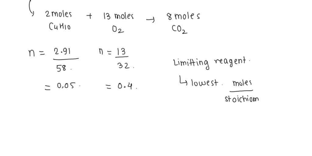 SOLVED Gaseous butane (CH3(CH2)2CH3) will react with gaseous oxygen (O2) to produce gaseous