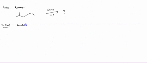 part-a-draw-the-organic-product-or-products-formed-when-the-structure-shown-below-is-heated-with-excess-of-hi-if-no-reaction-occurs_-draw-the-starting-material-interactive-3d-display-mode-ch-21174