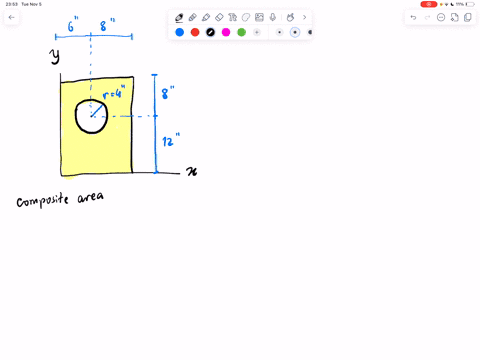 problem-56-locate-the-centroid-of-the-plane-area-shown-y-6-in-8-in-8-in-r4-in-12-in-81027