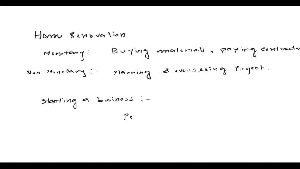 SOLVED Give an example of some action that has both, and non