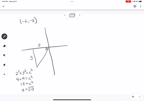 let-2-3-be-a-point-on-the-terminal-side-of-0-find-the-exact-values-of-sin-0-csc-0-and-cot-0-sin-0-6-csc-cot-0-14837