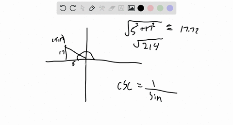 the-angle-theta-is-in-standard-position-and-the-point-5-17-lies-on-its-terminal-side-what-is-the-value-of-csctheta-85396