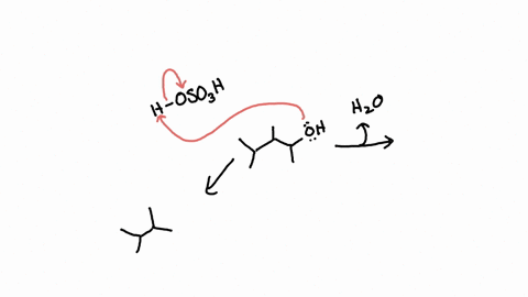 draw-the-products-for-the-reaction-and-then-draw-the-mechanism-for-the-reaction-below-nisms-you-must-show-all-intermediates-lone-pairs-formal-charges-and-curved-electron-flow-oh-hzso4-15248